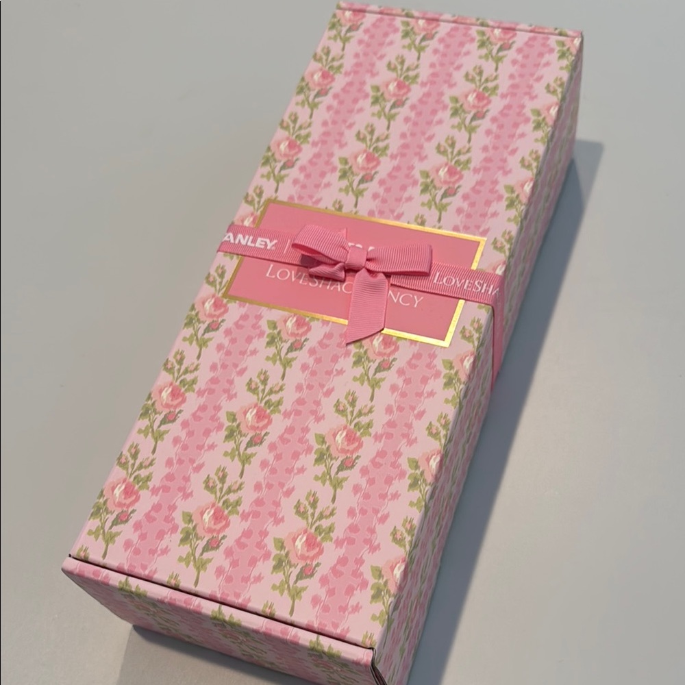 Stanley x LoveShackFancy Pink Floral Water Bottle (new in box)